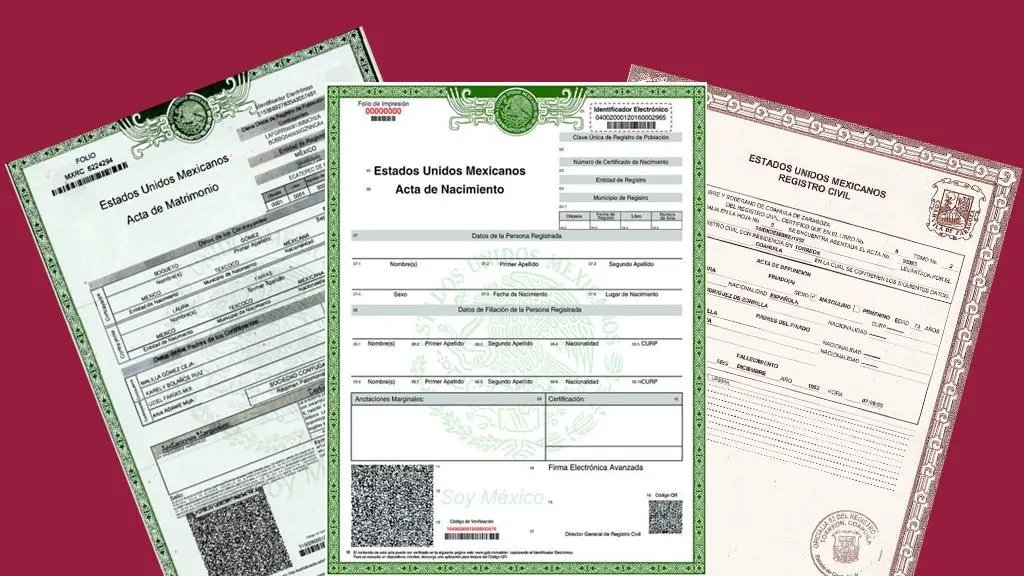 ACTAS VERIFICADAS EN PAPEL DE SEGURIDAD 2 X 170